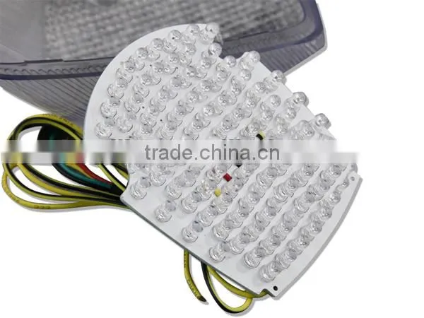 Universal Motorcycle LED Tail Lights for SHADOW ACE 750 SABRE AERO 1100 free shipping