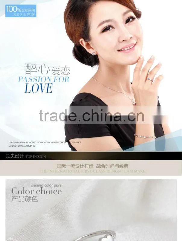 2014 summer Fashion 925 silver couple ring Y70039