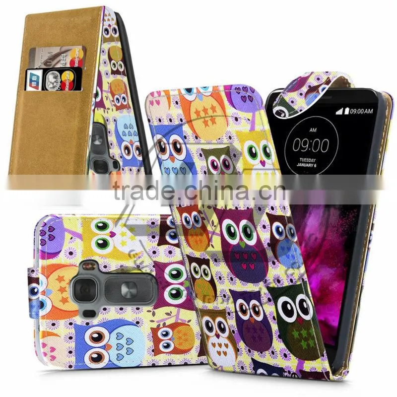 For LG G Flex 2 High Quality Print Flip PU Leather Case Cover Moible Phone Case