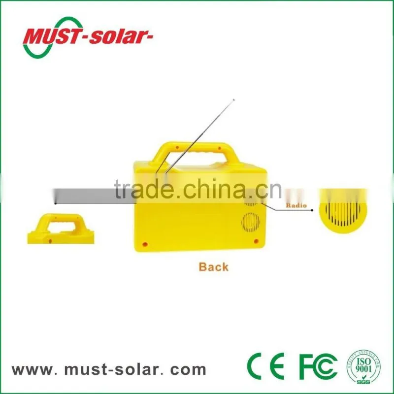 20W 30W AC/DC Portable solar lighting system for home solar lighting kit With Mobile Changer ledbulb mini fan