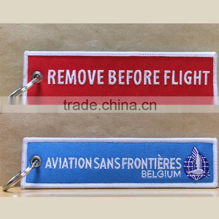 China Manufacturer Top Selling Embroidery Designs Embroidery Keychain | Keyring