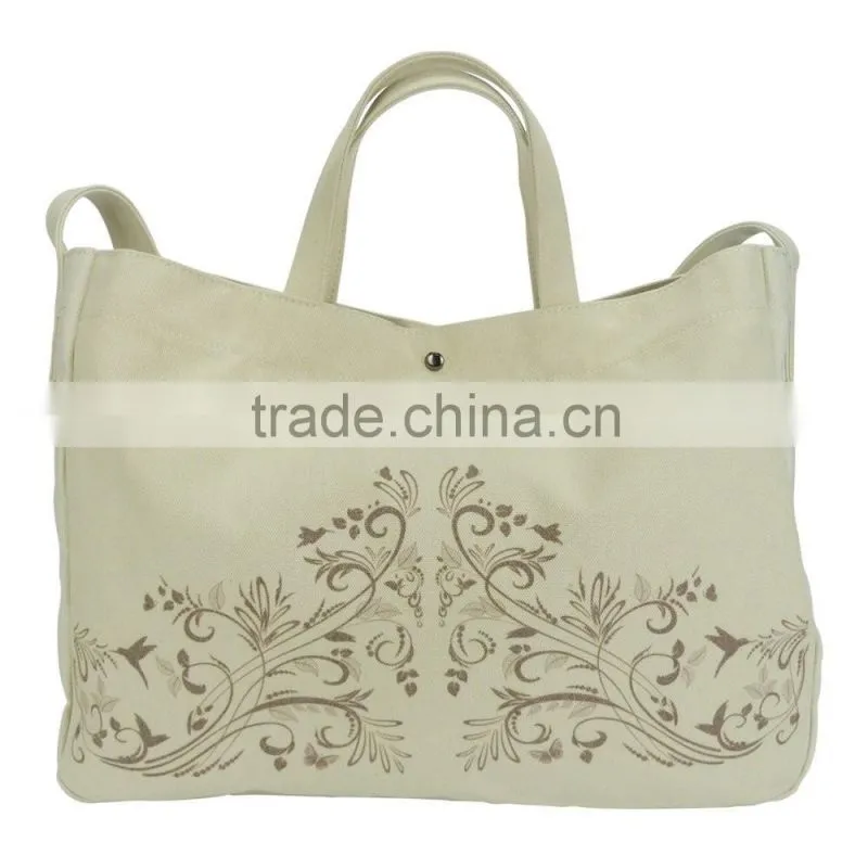 Ningbo Ronhon Premium Gift Bags Canvas Shoulder Messenger Large Size Shopping Bag