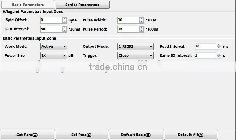Passive 860Mhz~960MHz UHF RFID reader with long range 25m