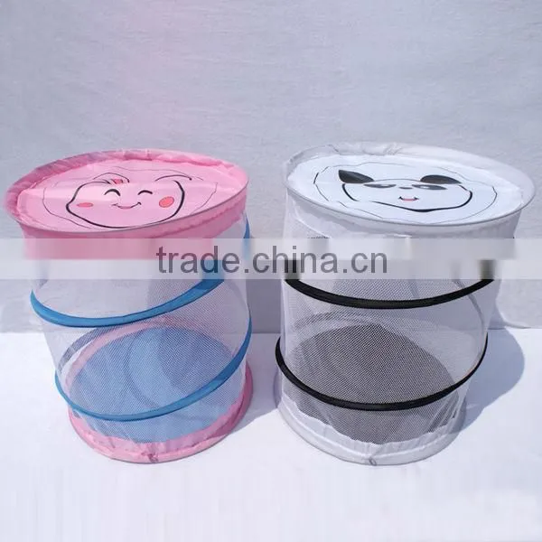 Folded hamper basket
