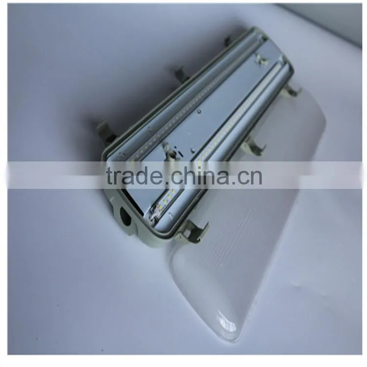 Aluminum standing foot high bright waterproof ip65 triproof led batten light 5ft