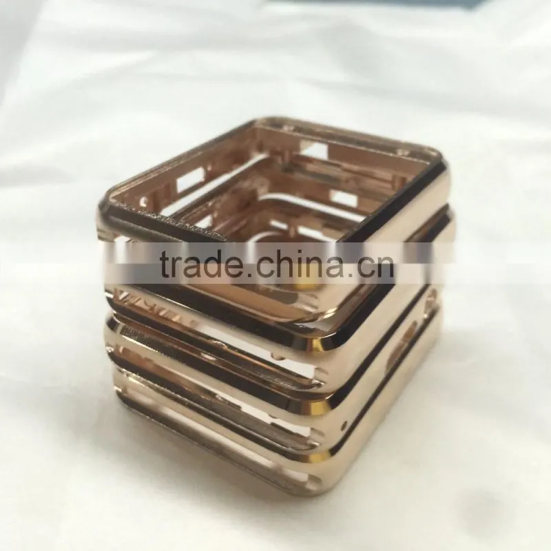 Apple watches border electroplating processing gold metal parts die casting finishing