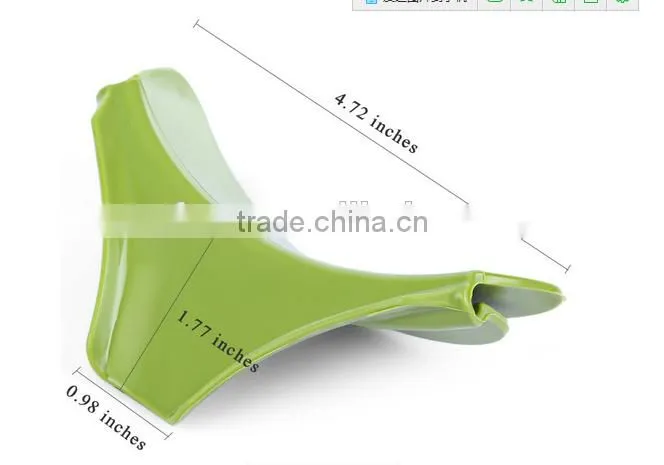 Creative Silicone Soup Funnel Water Deflector Cooking Tool Kitchen Gadget / Silicone Soup Funnel kitchen tool