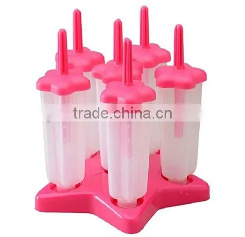 Set of 6, Purple Star Ice Pop Molds - Made of Durable Bpa-free Plastic, Dish Wash Sale