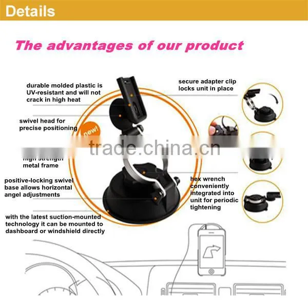 360 degree rotation retractable phone holder