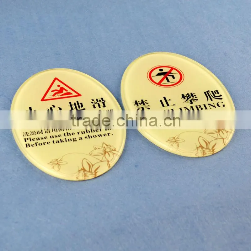 Colored innovative adhesive acrylic sign holders
