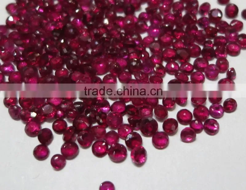 3-3.5mm Natural Loose Burmese Red Ruby Lot Cut fine Color