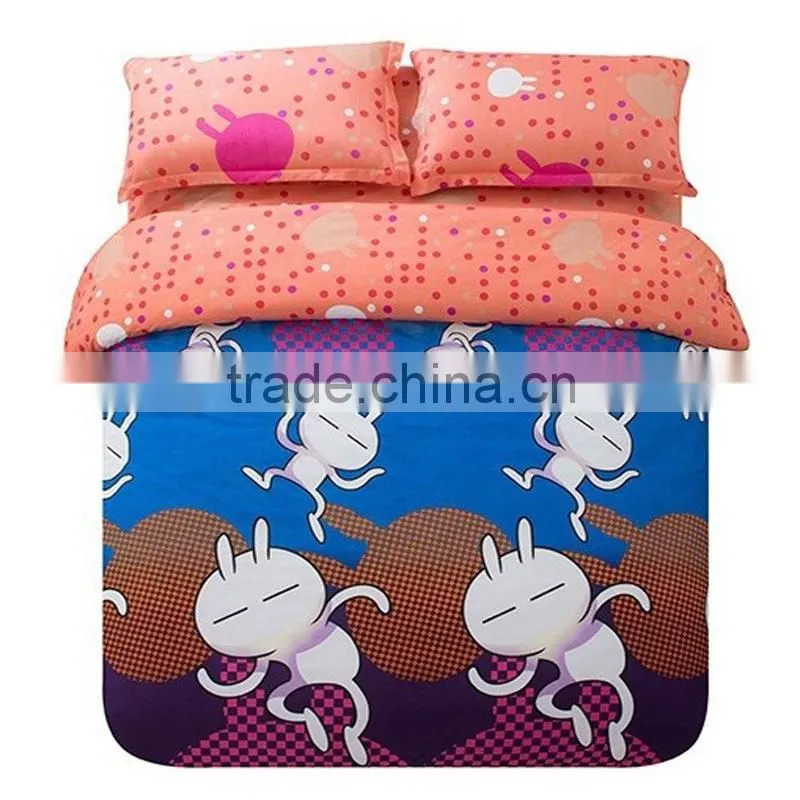 Hot selling 100% cotton fabric for baby bedding set grid bed sheets single wide width fabrics fluorescent bed quilt covers