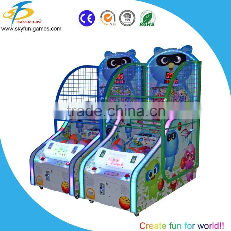 Amusement basketball game machine electronic basketball game machine