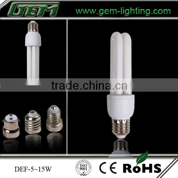 20W Tri-color 8000hrs With ISO9001 3U Energy Saving Lamp