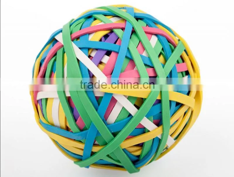 High Quality Clear Silicone Rubber Band Ball, Mini Rubber Ball