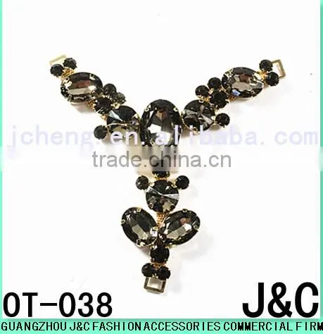 5*10 acrylic stones gold plating fashionble ladies sandal accessories