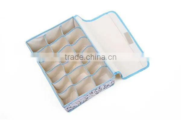 2015 New fashion oxford cloth underwear storage boxliving box