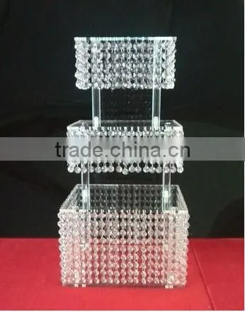 wedding cake stand 3 tier for wedding centerpieces or event party decor.