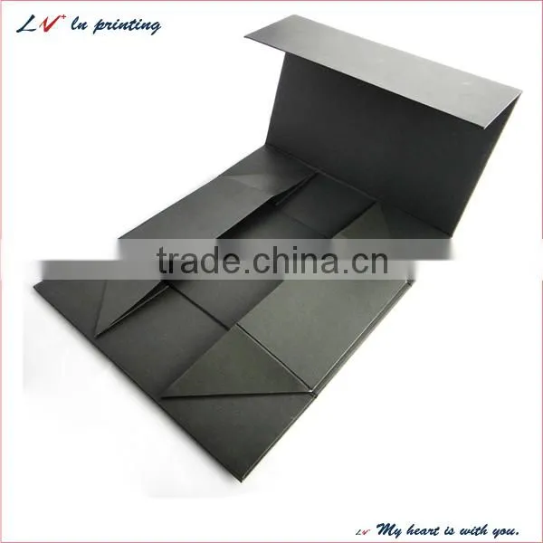 Custom Elegant Folding Box/ Collapsible Box/ Fold Clamshell Box With Glossy Surface in shanghai