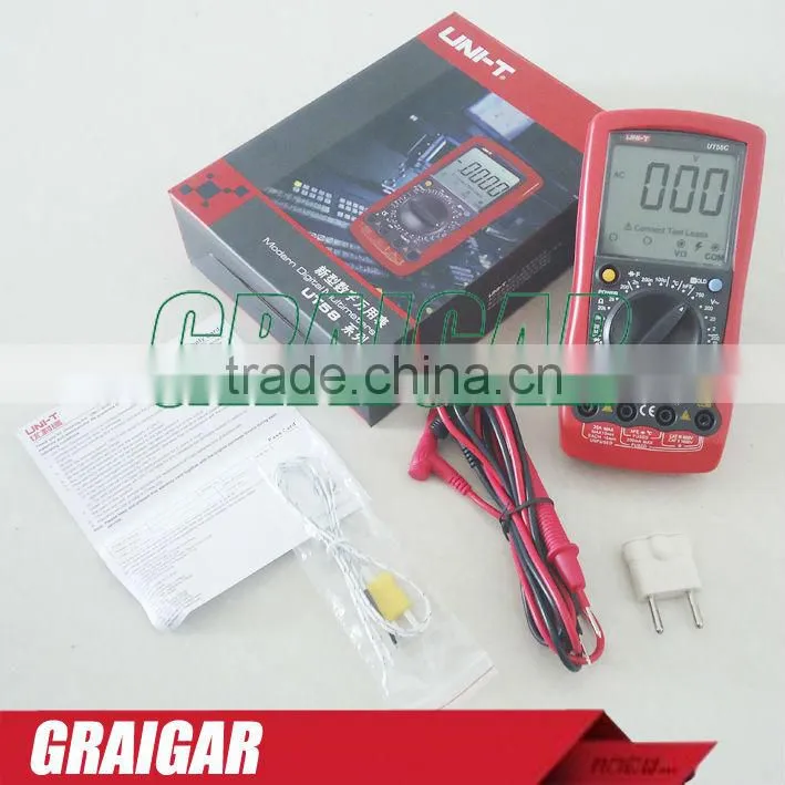 UNI-T UT58C Volt Amp Ohm Hz Temperature Digital Multimeter