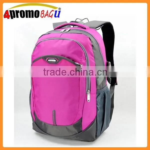 Big capacity 100% polyester backpack laptop men college outdoor 2016