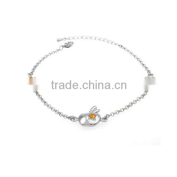 Fashion Apple Shaped Rhinestone Bracelets Wholesale