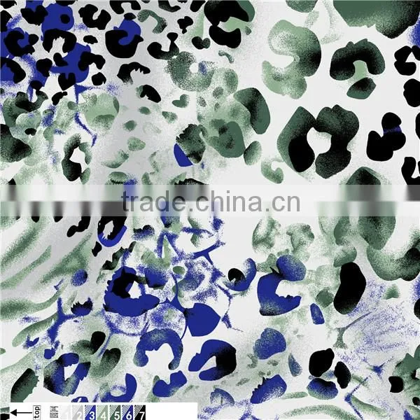 100%Polyester weft fdy printed knitted fabrics