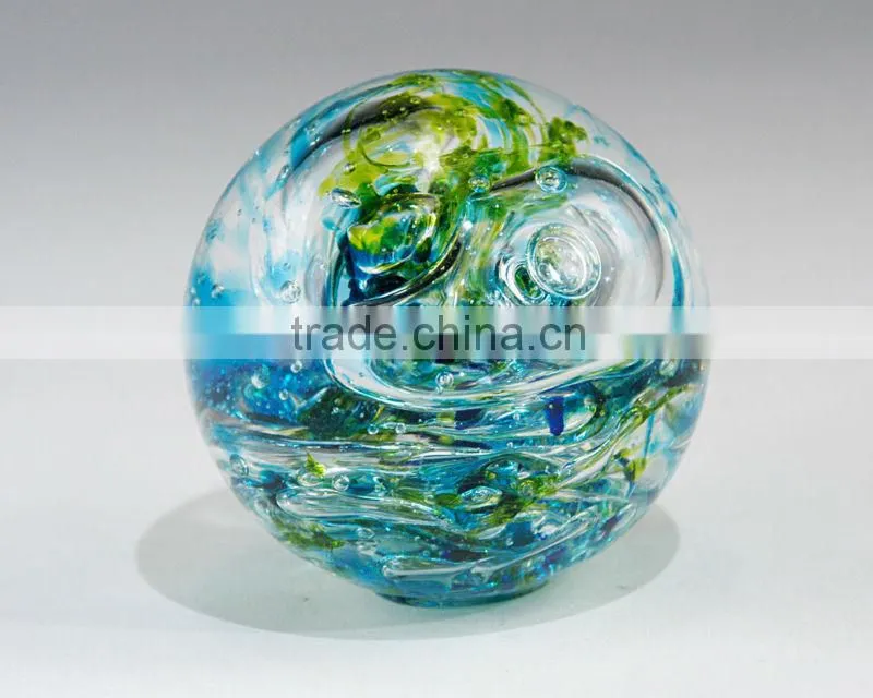 New design color glass paper weight