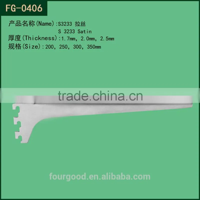 heavy duty metal grid wall shelf support bracket