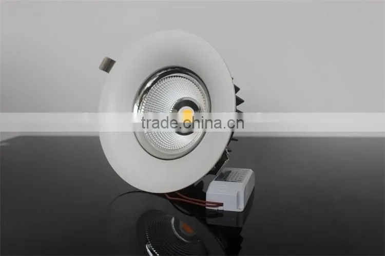 Aluminum LED Downlight Housing 15W COB 4 Inch Recessed LED Down Light