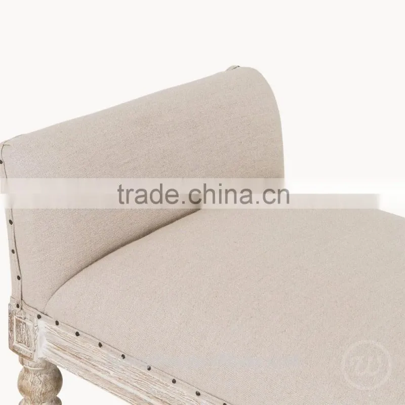 Marlborough Upholstered Bench ottoman modern furniture