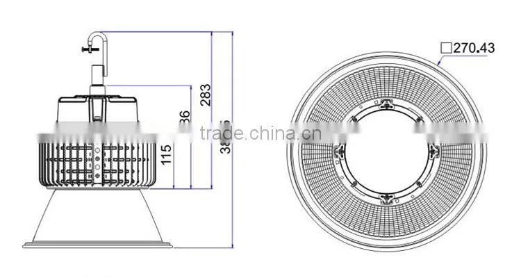 New fashion wholesale customized professional led mininglight 150W