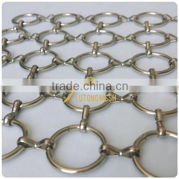 salon decorating metal curtain for divider