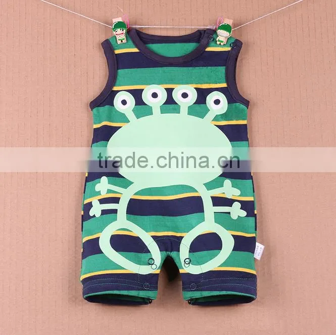 Sleeveless leotard boxer Romper Kaidang Siamese vest summer climbing clothing 0-2 years
