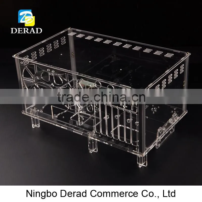 Horizontal Water Cooling PC Raditor ATX Computer PC Case