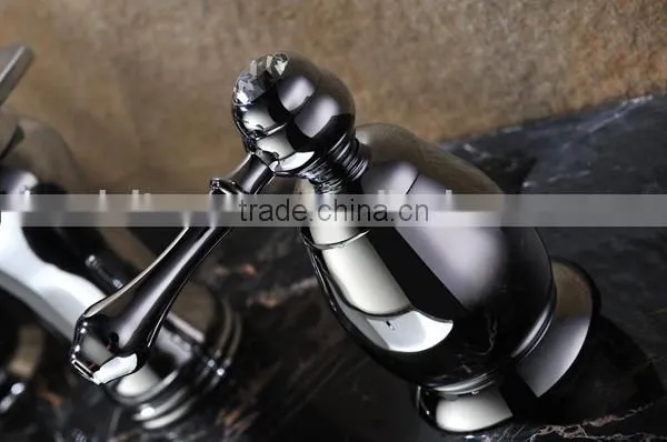 Axe Shape waterfall bath faucet , marble stone Bath faucet with Shower