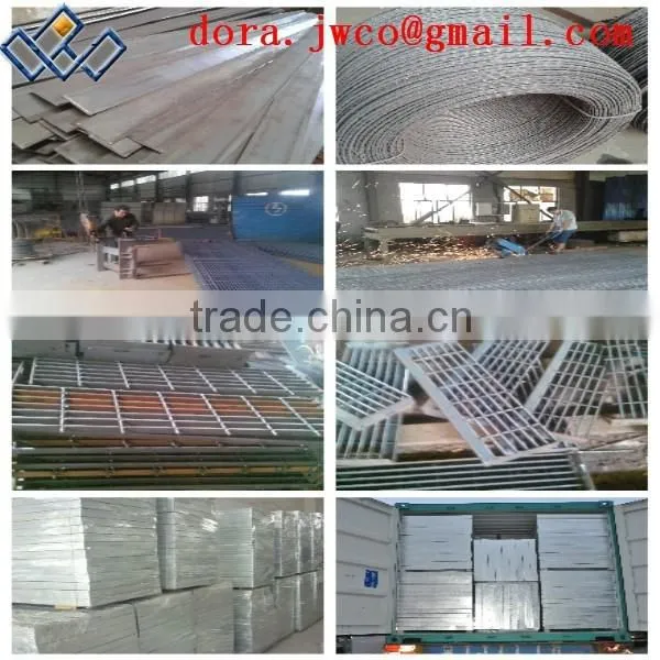 hot dip galvanized g255/30/100 steel grating factory