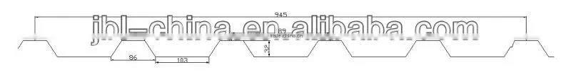 JBL Trapezoidal cold roll forming machine
