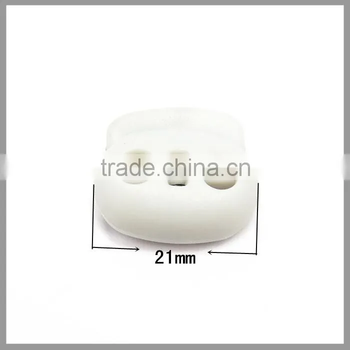 Colorful Plastic Cord Lock Stopper For Garments