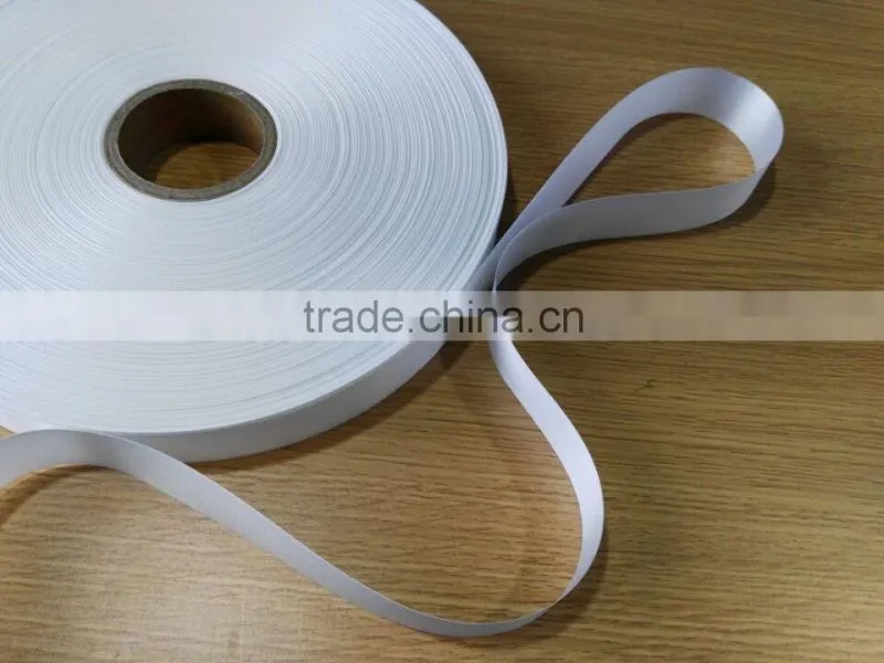 Wholesale cheap double side satin ribbon for care labels, 100% polyester satin