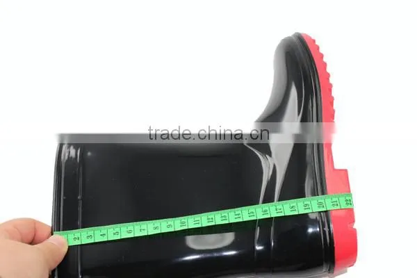 Pure color and classical PVC rain boots cheap wholesale PVC shoes