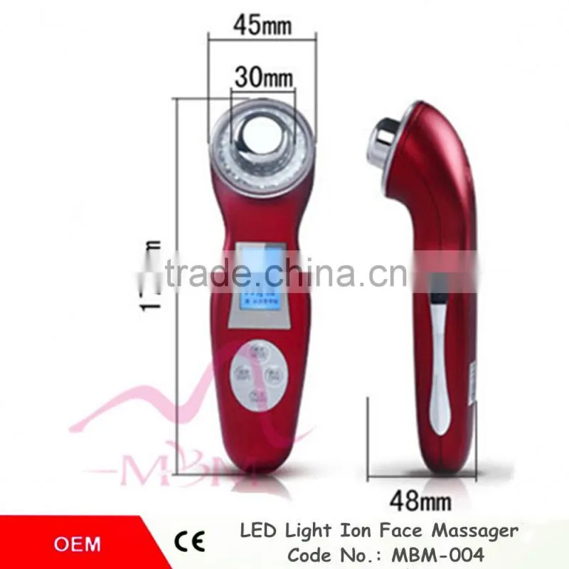 Skin rejuvenation Led light therapy ultrasonic face lift ultrasonic led light therapy machine for SPA/Family