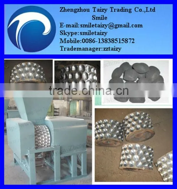 Hydraulic coal ball press machine with kinds of moulds