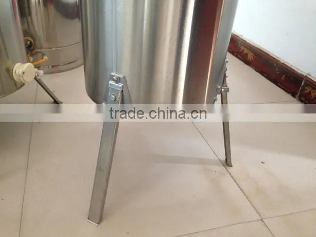 2016 new style stainless steel 2 frames honey extractor by manual hot sale