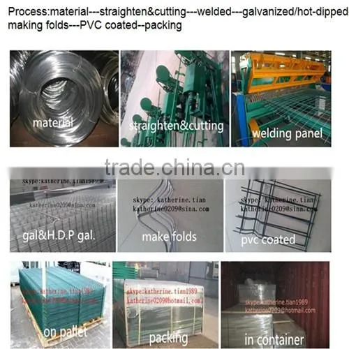 3d security Outdoor border grille wire welded mesh fencing Garden Border Fence