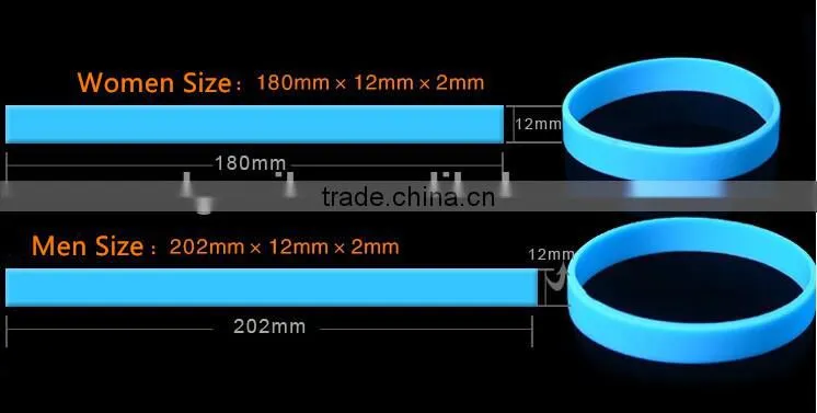 bio energy cheap silicon wristband / debossed silicone wristband