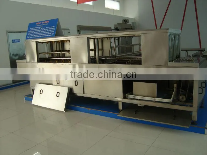 Automatic 600 pieces per hour crate washing machine