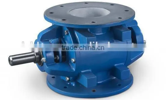 Rotary feeder supplier discharge valve