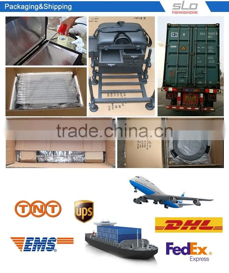 fishing tackle carriers iron trolly with two wheels