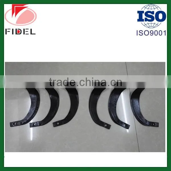 Factory price power tiller blades, factory rotary blades, L/R type Rotary tiller